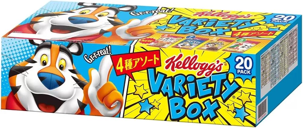 Amazon.co.jp: ケロッグ バラエティ パック 4 種 20パック（素材